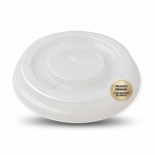 TAMPA PLÁSTICA PLÁSTICO PS COM X PARA COPO 440/660ML KOPUS