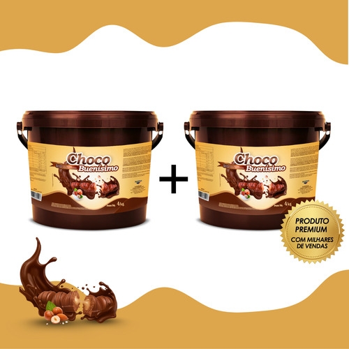 Recheio Doremus Choco Bueníssimo 4kg Para Confeitaria