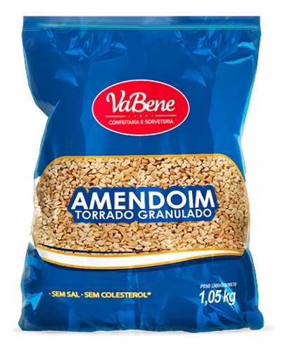 Amendoim Torrado Granulado 1,05kg Vabene