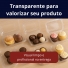 EMBALAGEM PLÁSTICA COM TAMPA BWB TRANSPARENTE - KIT 50 UNIDADES