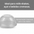 TAMPA BOLHA TRANSPARENTE PARA COPO 440 / 660ML SEM FURO - KOPUS
